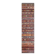 Tapis Kilim coloré en laine et coton fait main turc vintage des années 1970 98x405
