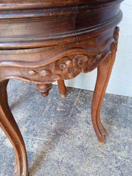 Piano stool carved wood St Louis XV ep XIXem
