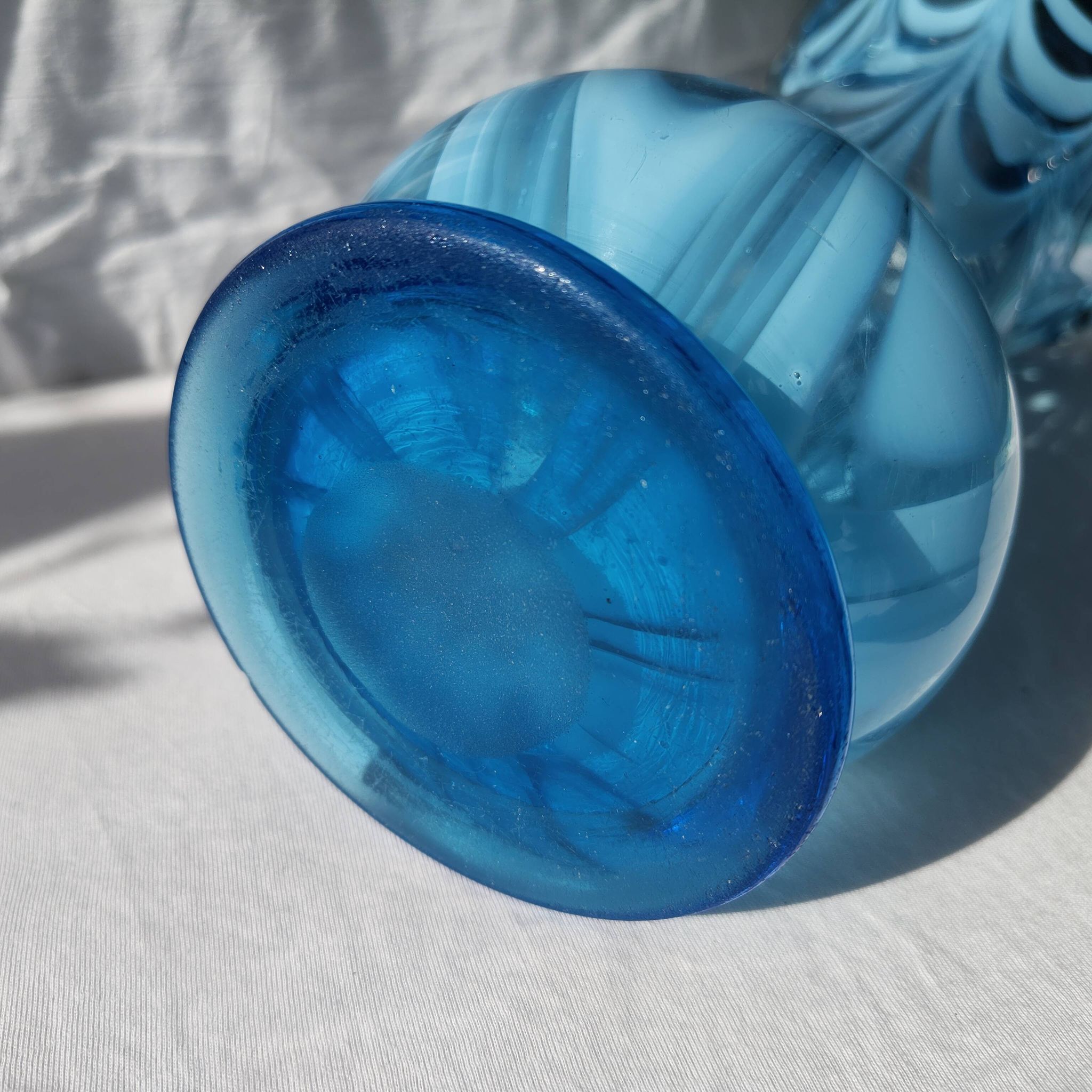 Handmade glass vase