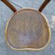 Set of 6 chairs Heart Thonet N°28, wooden seats and arches - 1925 -