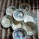 10 antique deep plates in ironstone