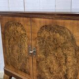 1950s English walnut buffet