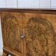 1950s English walnut buffet
