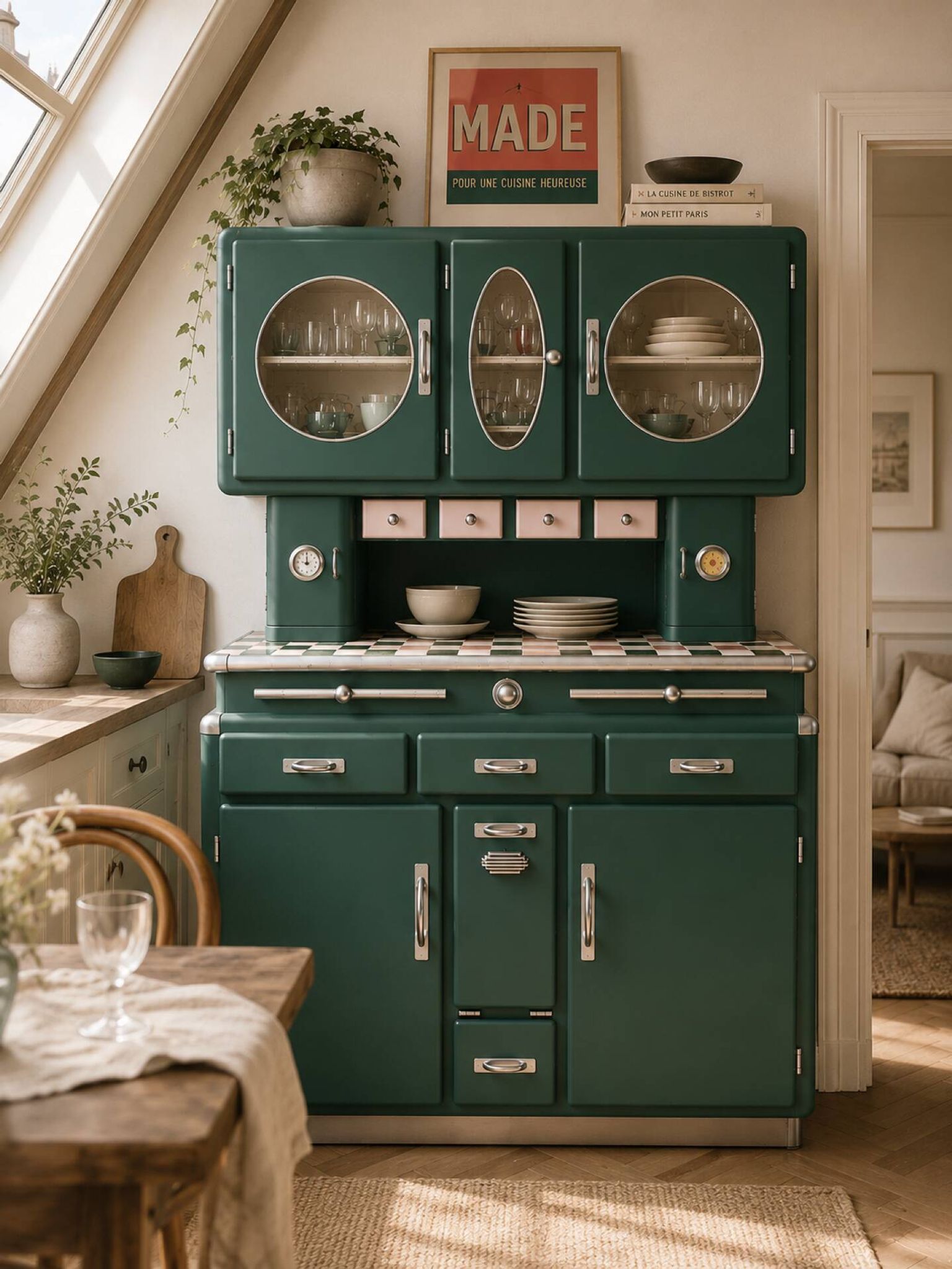Buffet Mado cuisine 1950