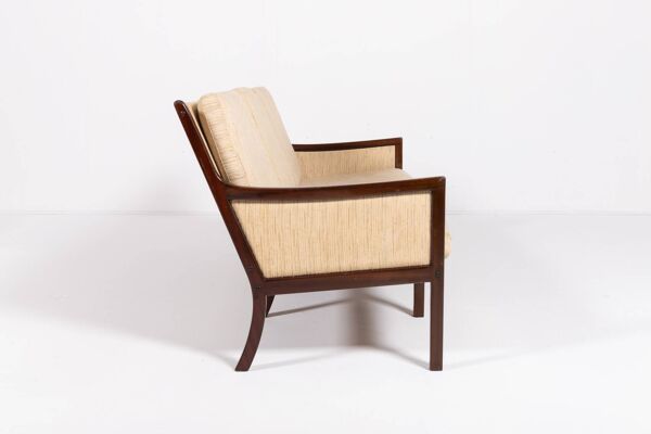 Canapé 3 places par Ole Wanscher pour P. Jeppensen, Danemark années 1960