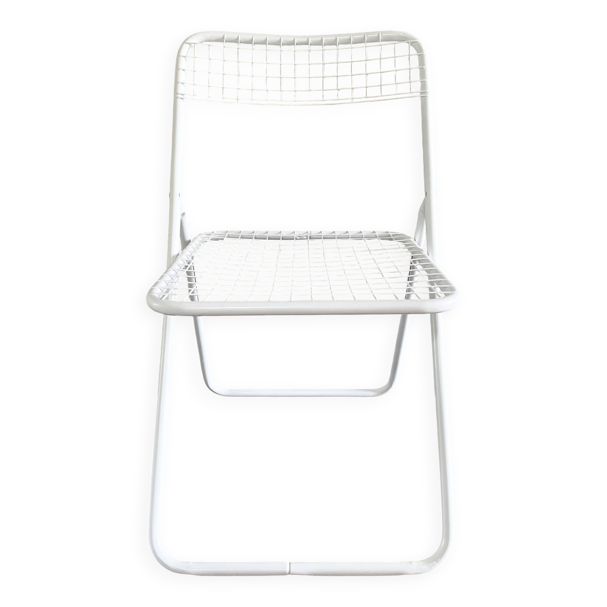 Metal folding chair