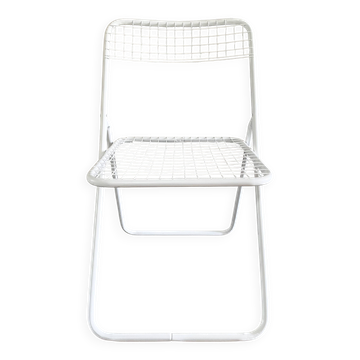 Metal folding chair