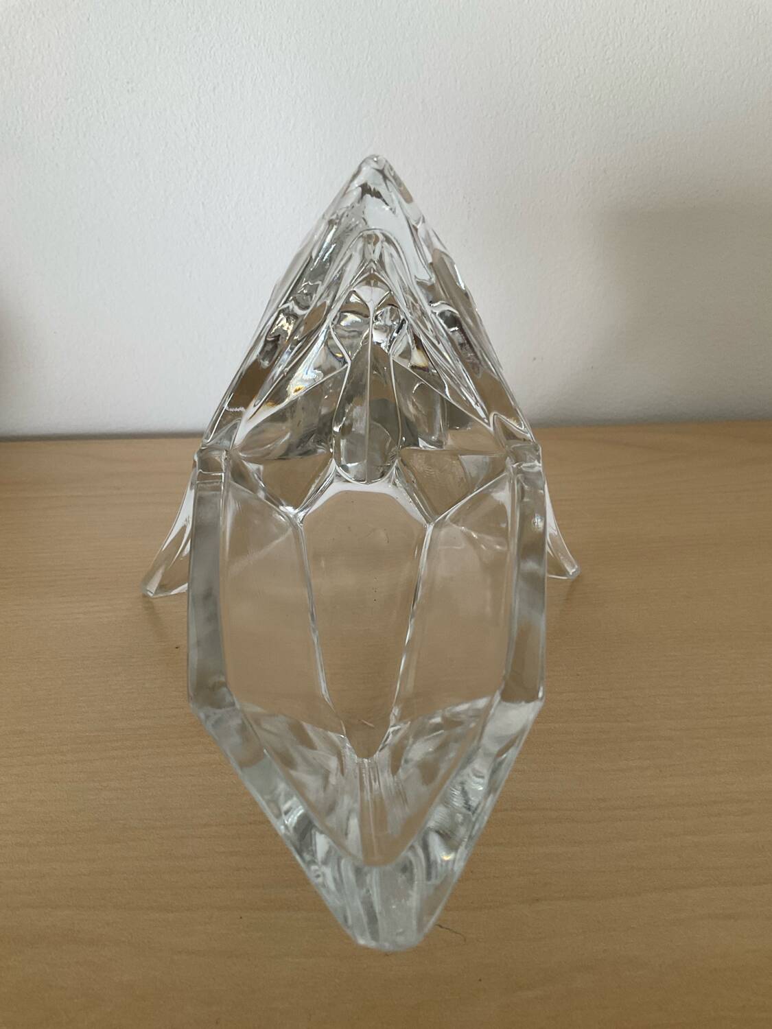 Vintage “Origami” crystal pocket emptier