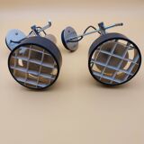 Pair of Alain Richard A5 wall lights for Disderot square diffuser spots