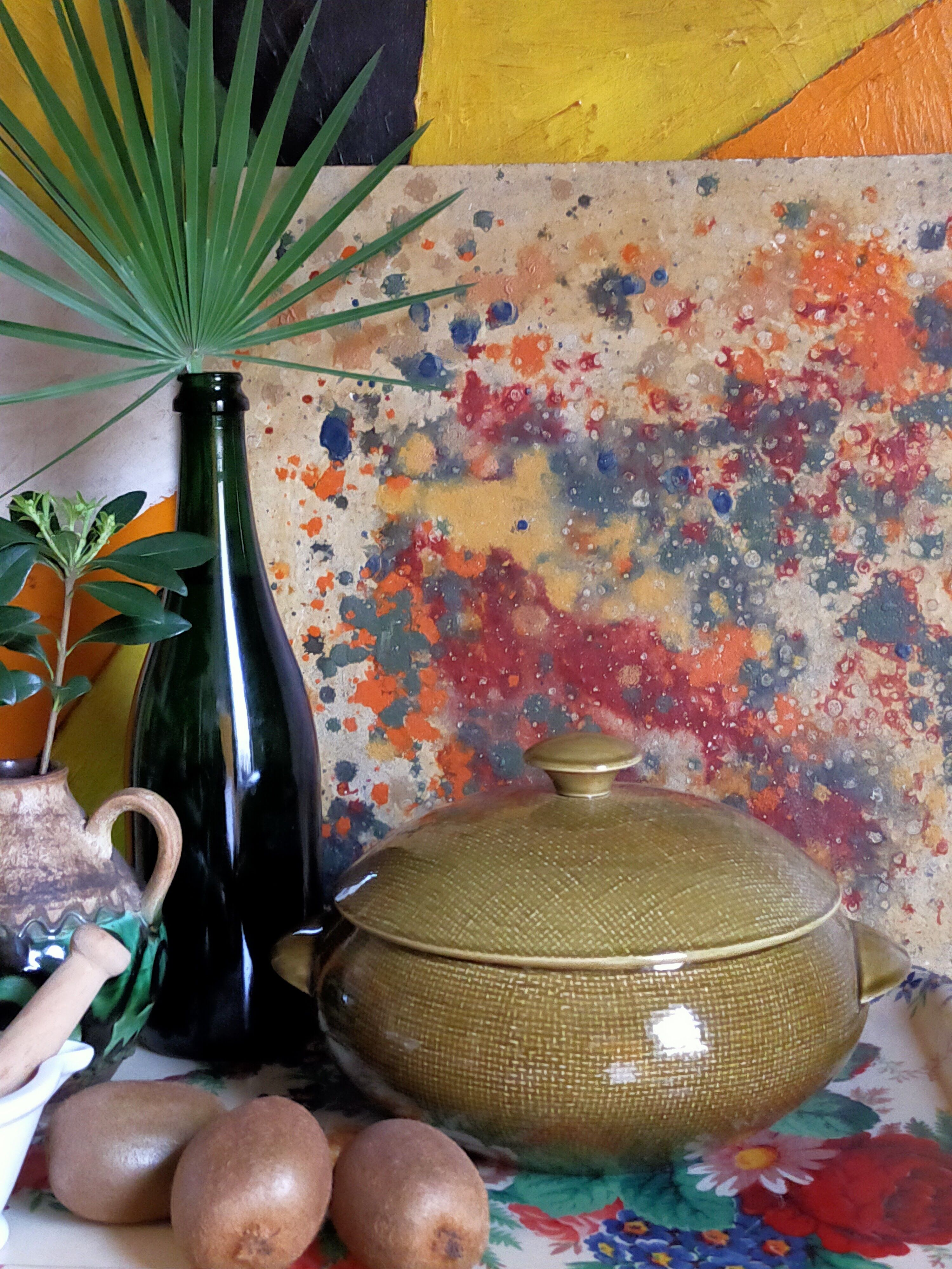 Soupière de Salins service "Miramar" 50s