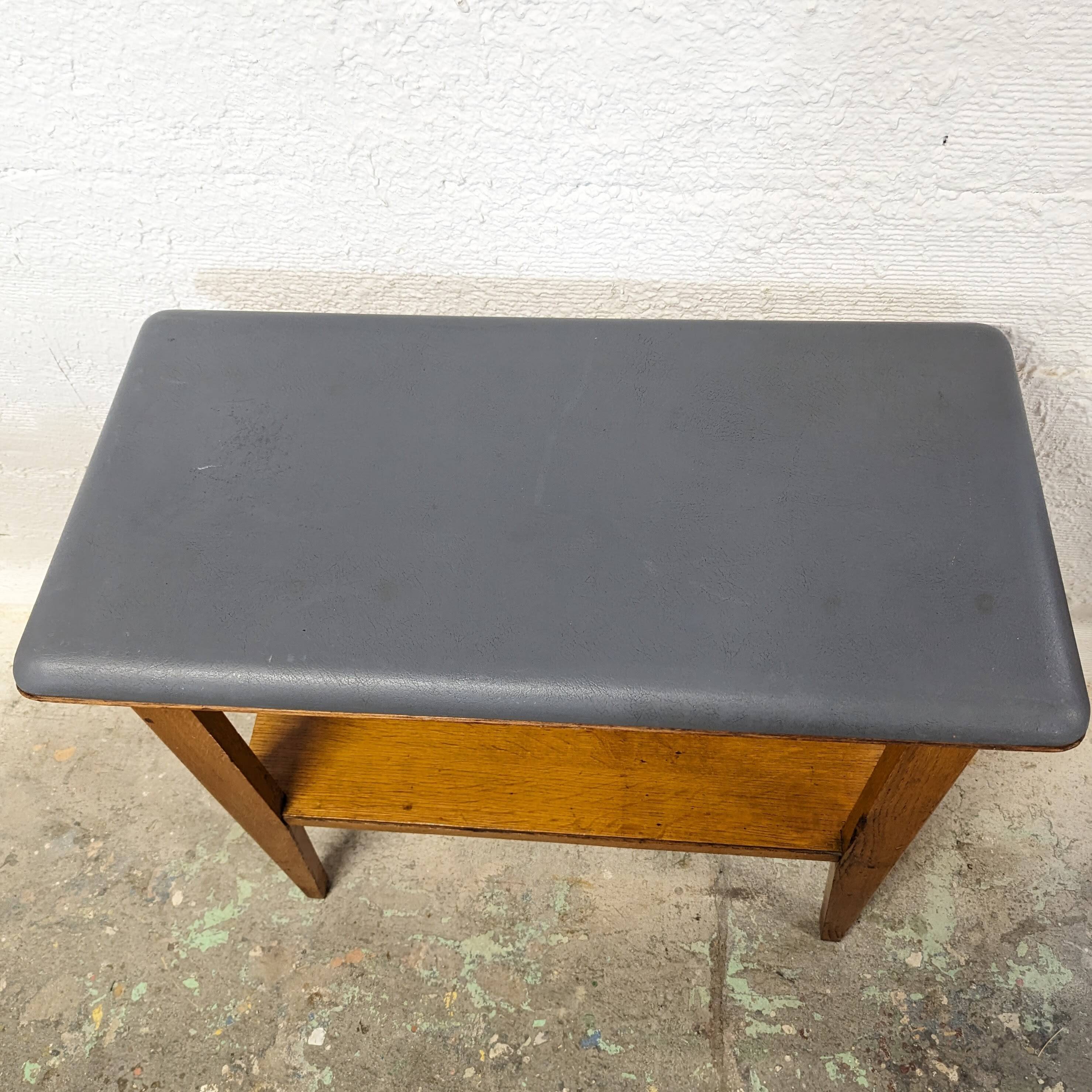 Vintage console with compass legs