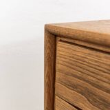 Vintage ash sideboard by BFM, poland, 1960s