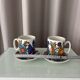 Vintage Villeroy & Boch Acapulco Coffee Cup & Saucer Set | Pair | 1970s