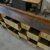 Meuble de métier patiné 24 tiroirs 1950’s