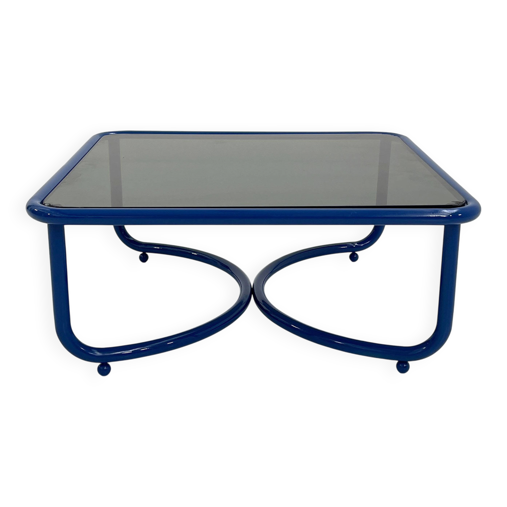 Blue Locus Solus coffee table by Gae Aulenti for Poltronova, 1970