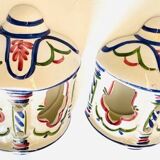 2 Vintage ceramic wall lights