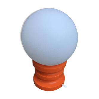 Orange vintage lamp
