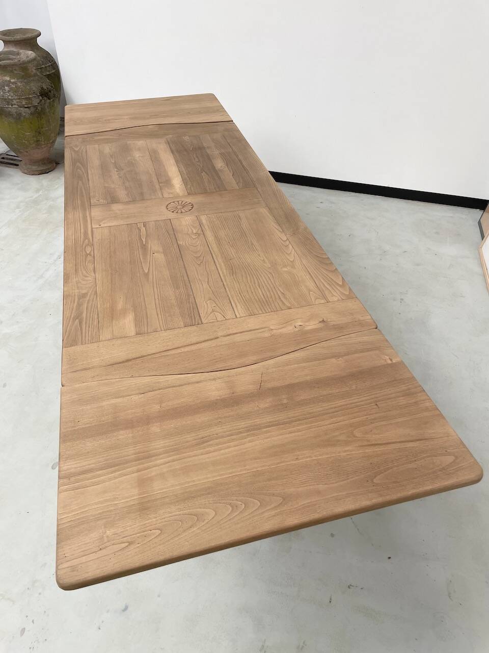 Oak farmhouse table 270 cm with extensions