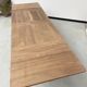 Table de ferme chêne 270 cm avec allonges