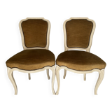 Set of 2 Louis XV style chairs