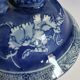 Ancient white blue Chinese ceramic pot