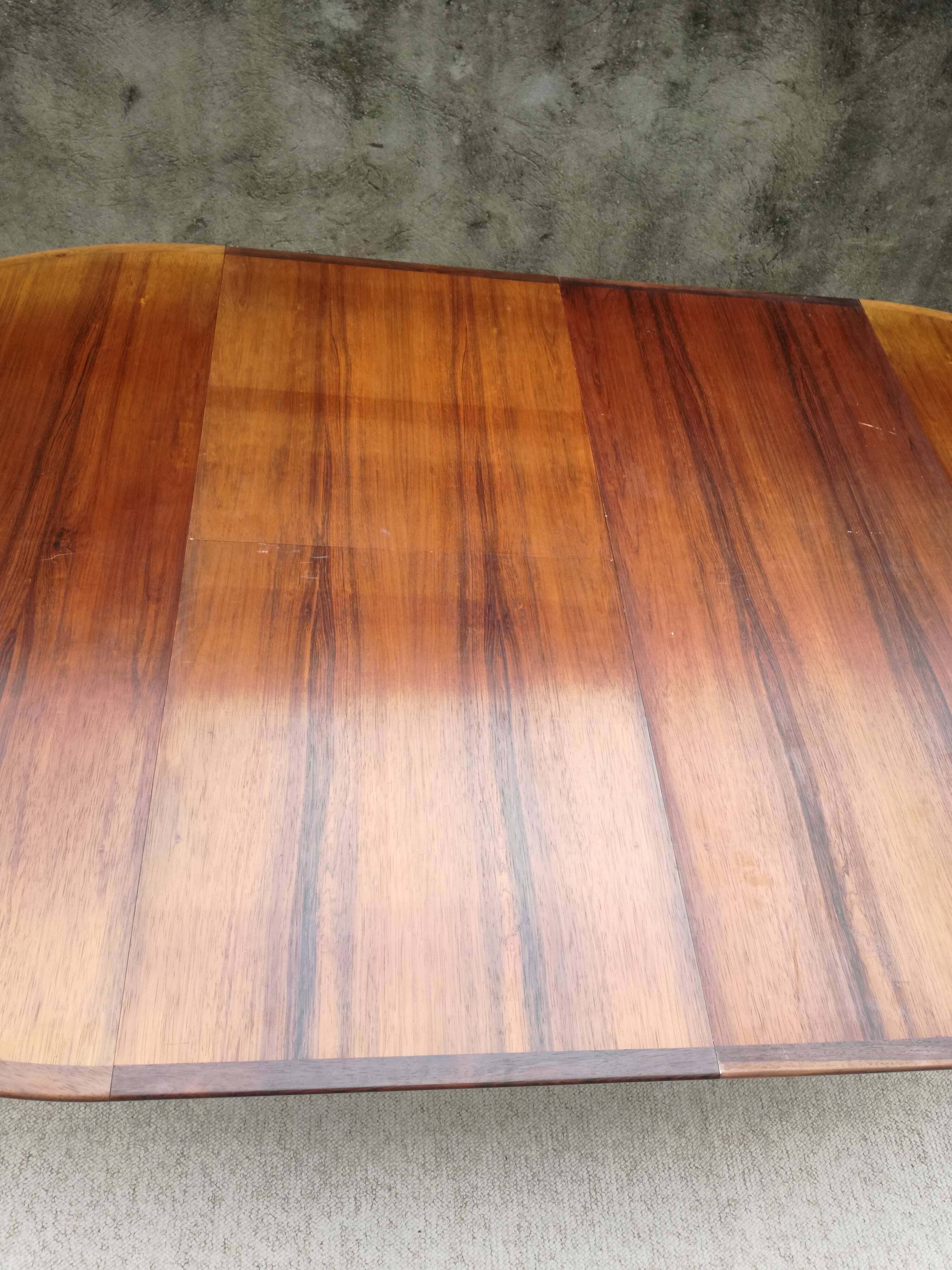 Palissandre Dining Room Table by Henry Rosengren Hansen, Denmark, 1960s