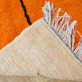 Orange berber carpet 248 x 152 cm