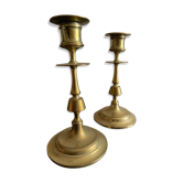 Vintage brass candle holders