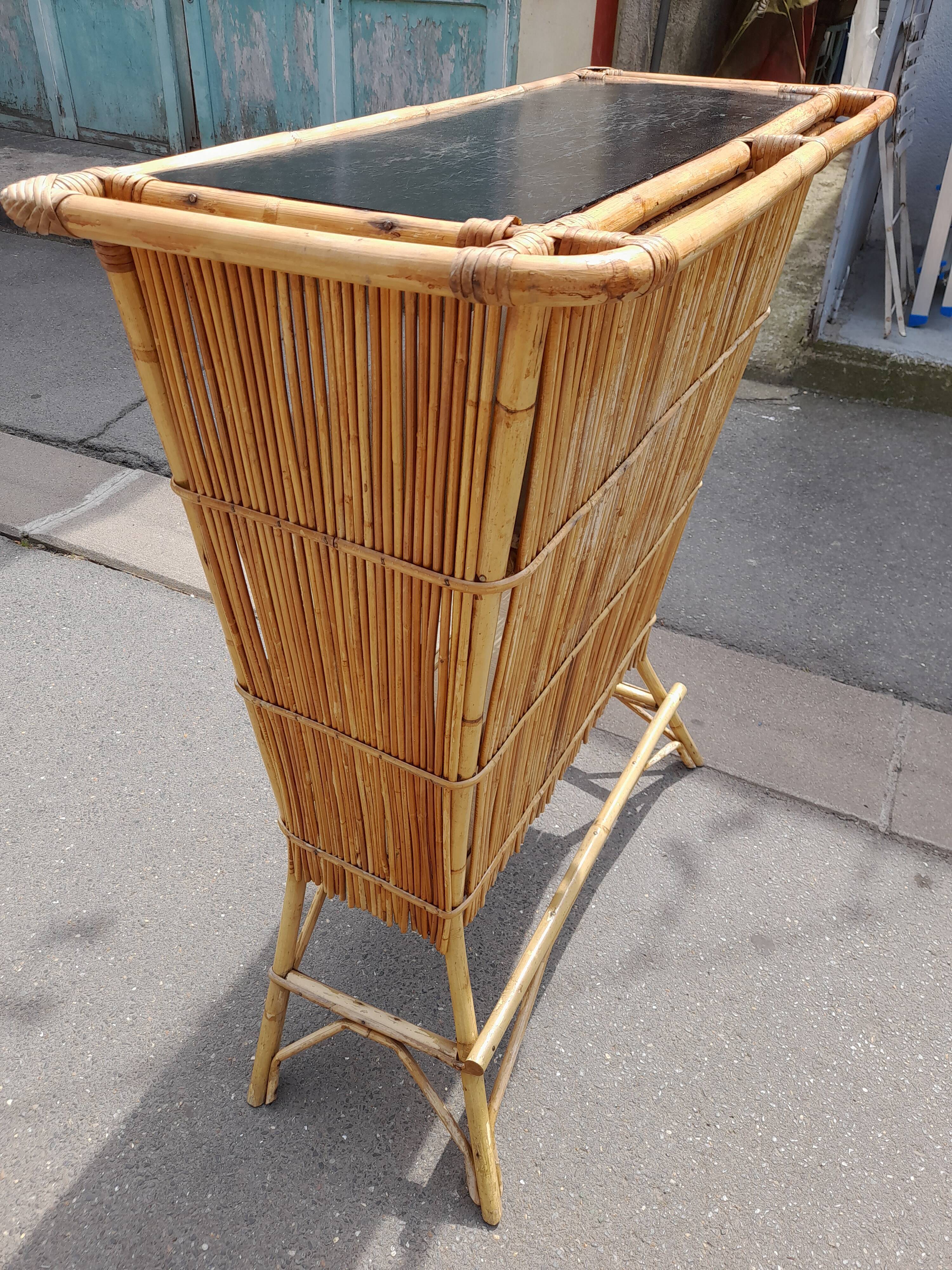 Rattan bar from the 60s