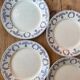 Luneville earthenware plates from 1890