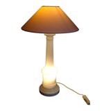 White opaline table lamp