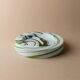 Vert Murano glass swirl bowl by Sergio Asti for Venini, Italian 1970s