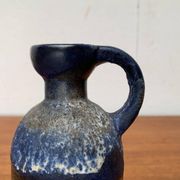 Carafe vase in German pottery WGP Fat Lava mid-century style by Ruscha, 1960s.