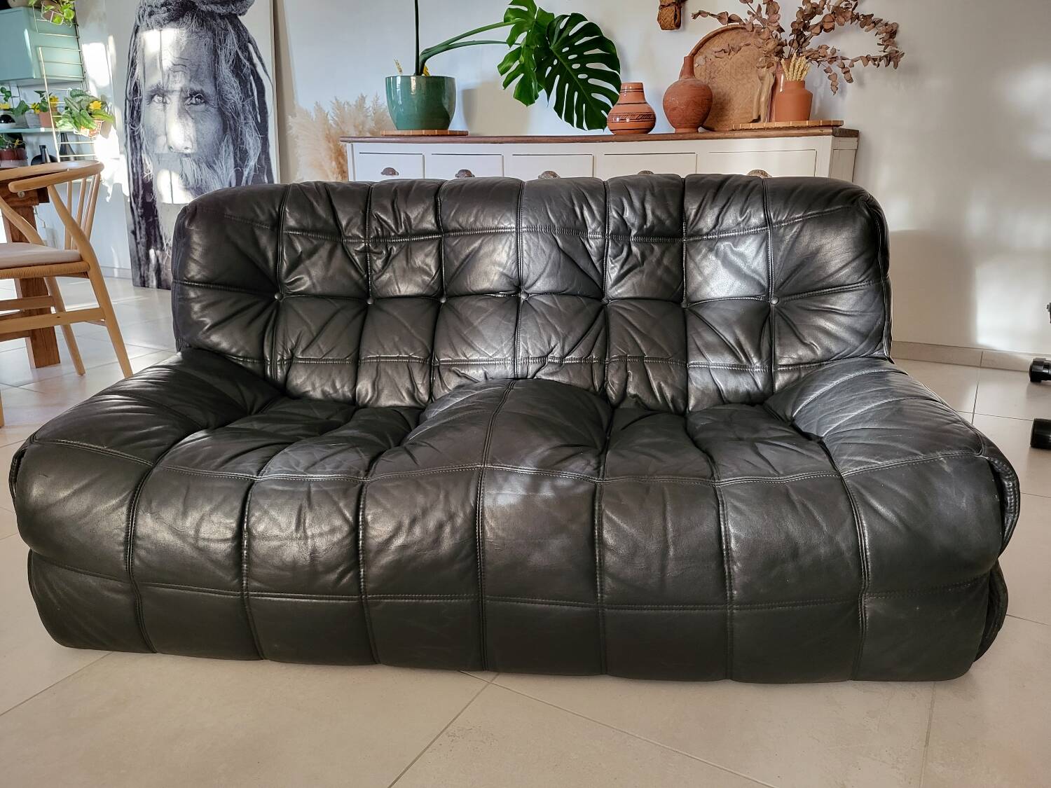 Kashima model sofa by Michel Ducaroy for Ligne Roset