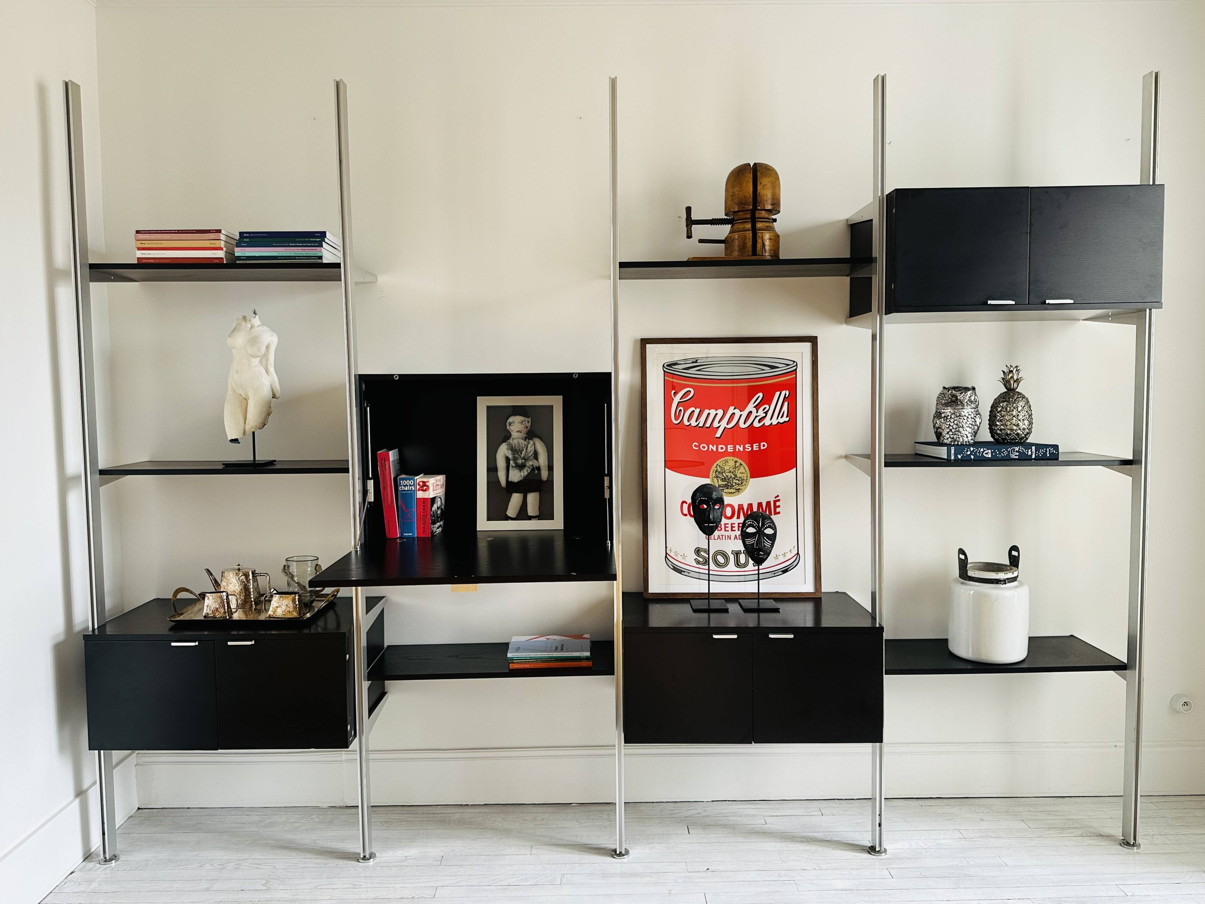 CSS modular system bookcase by George Nelson by furniture