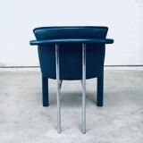 Leather Cachucha Dining Chairs by Hugo De Ruiter for Leolux, 1990s, Set of 4