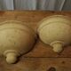Pair wall lamps in reconstituted stone