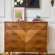 Commode en bois vintage années 50