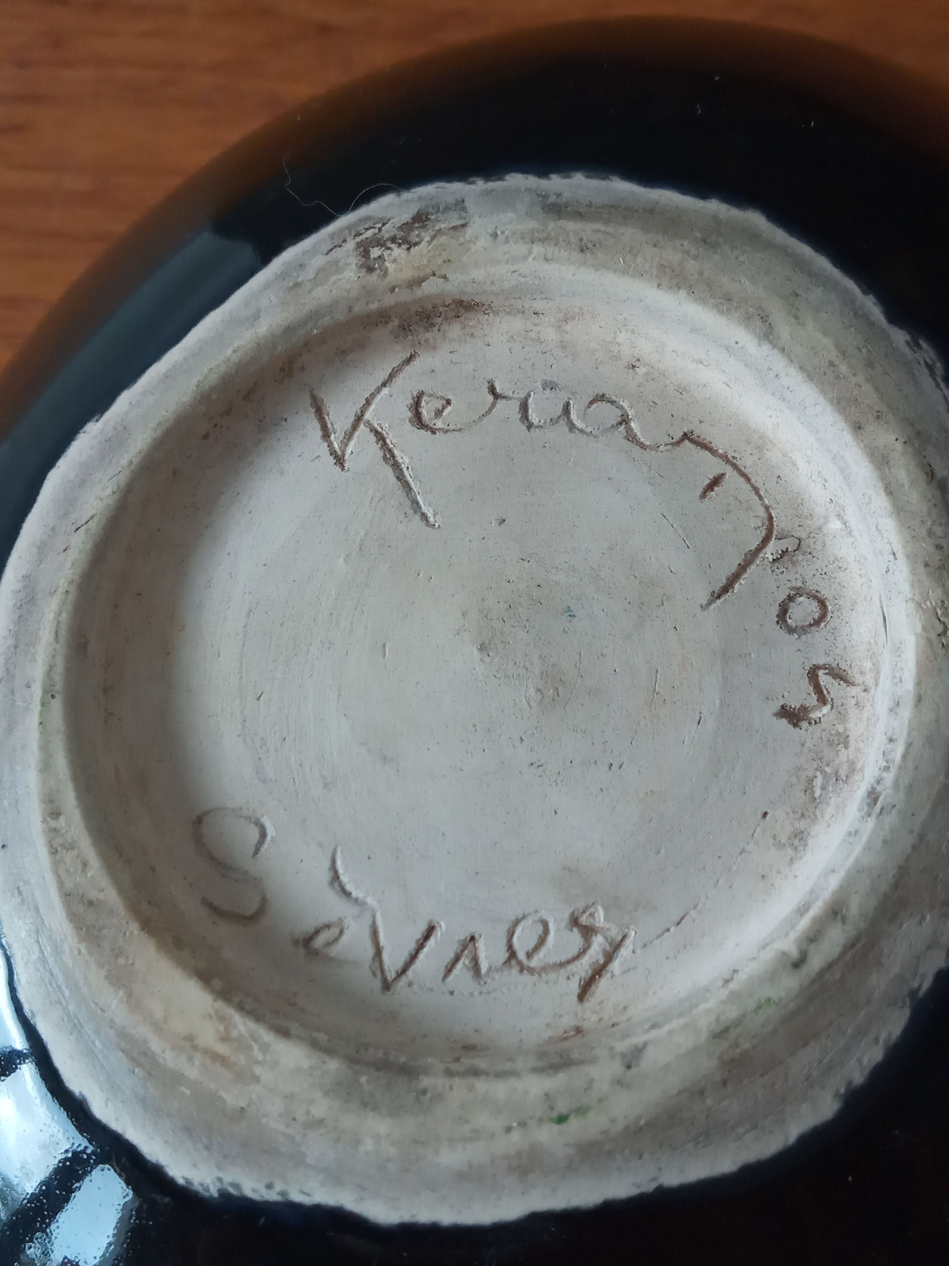 Ceramic cup of Keramos Sèvres 1950