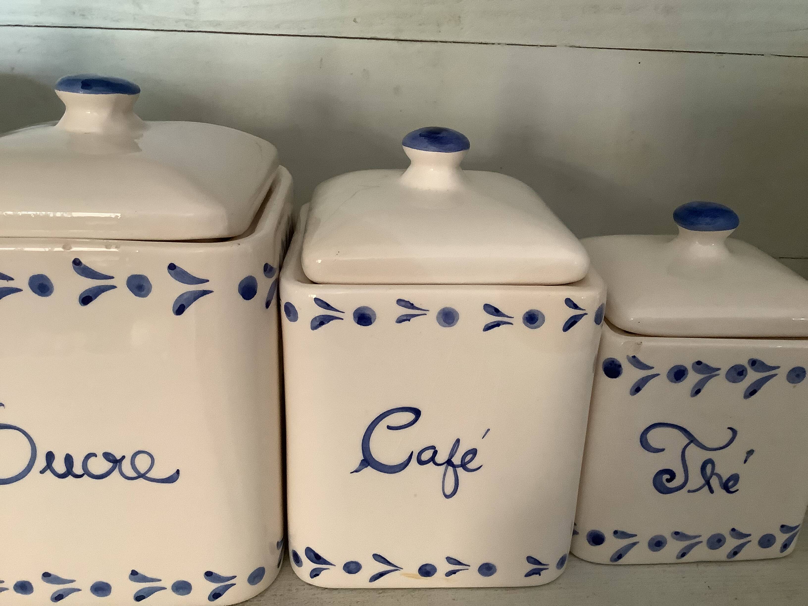 Earthenware spice boxes