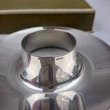 Christofle Gemini model pair of egg cups silver-plated in perfect condition box.