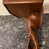 Wall console elephant head