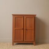 Armoire en chêne vintage pour poupée jouet ancien pieds compas années 50