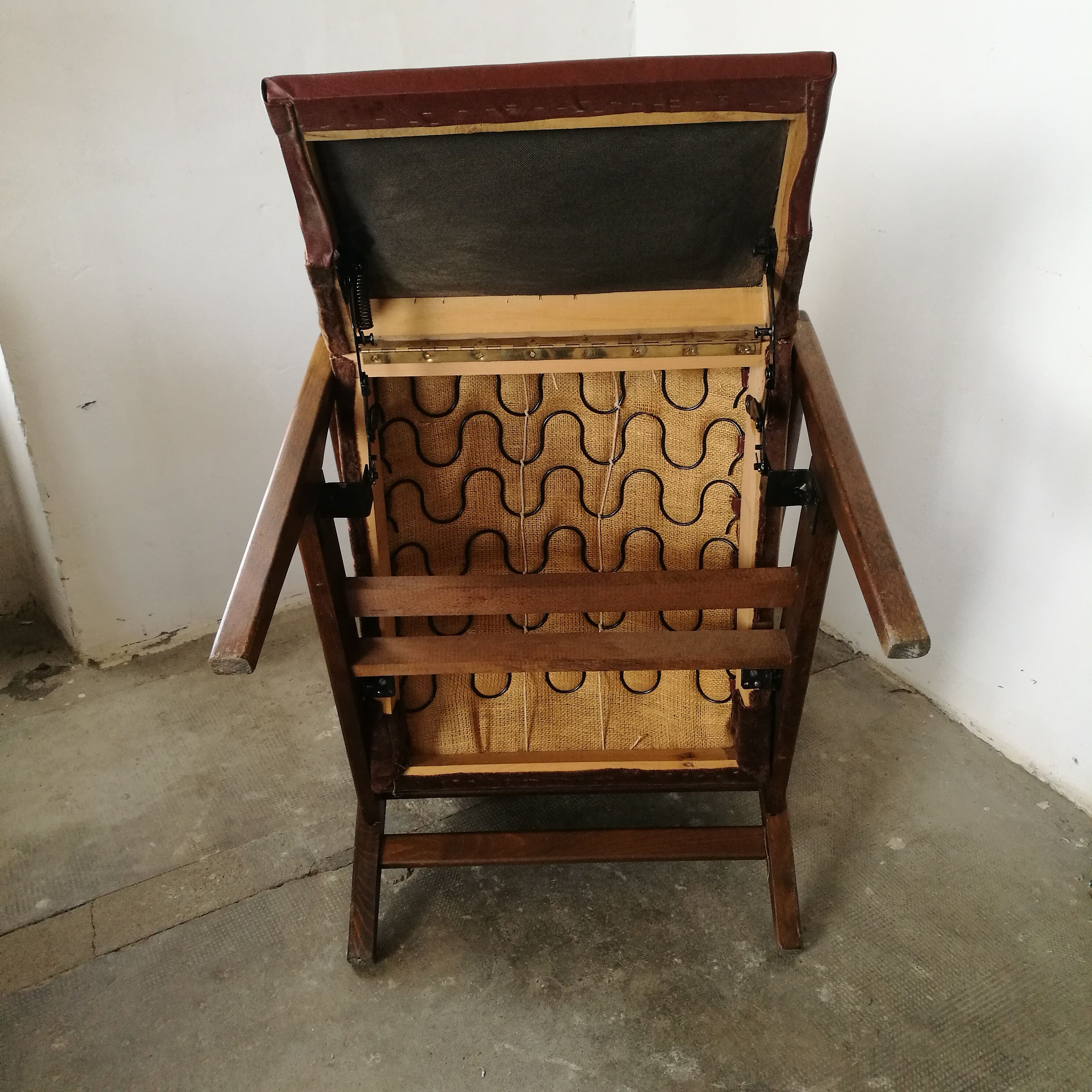 Scandinavian armchair with vintage "relax"