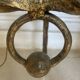 Brutalist floor lamp with chain links