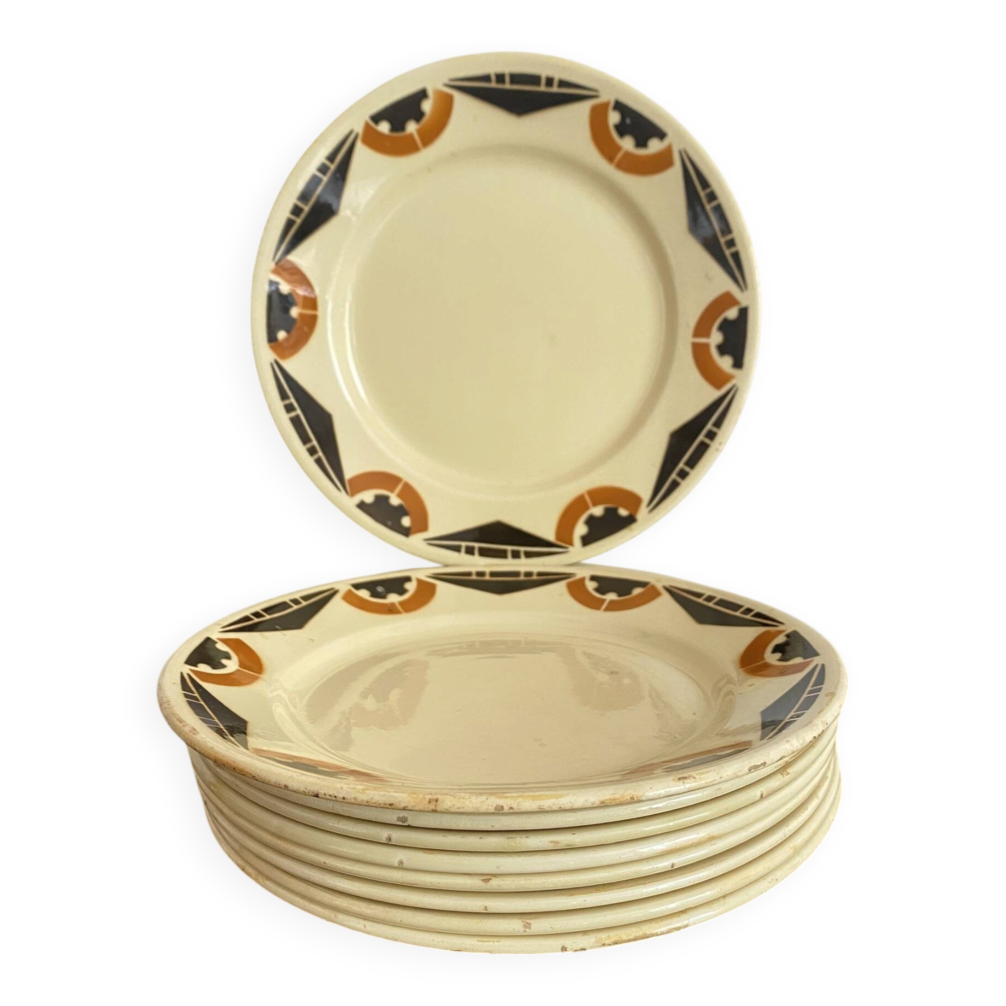 Art Deco flat plates