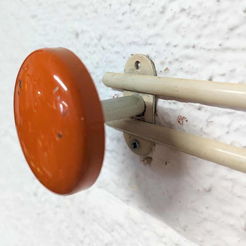 Vintage metal coat rack