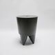 Black stool designed by Philippe STARCK, vintage. 1970-1980