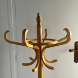 Wooden coat rack