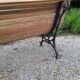 Banc de jardin ancien
